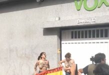 VOX Madrid Femen