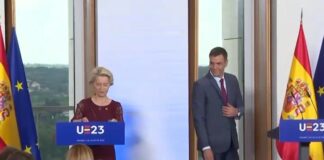 Von der Leyen und Sanchez Madrid