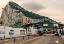Gibraltar Grenze Spanien