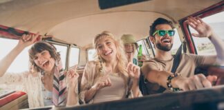 Laute Musik im Auto Spanien