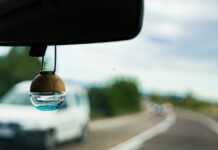 Lufterfrischer im Auto Spanien