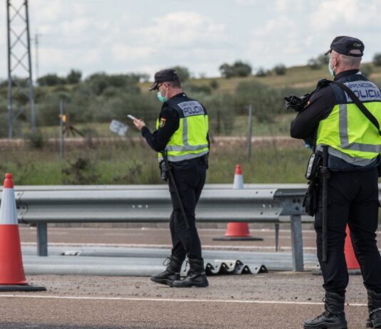Polizeikontrolle Spanien