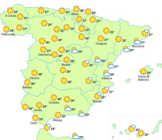 Spanienwetter Dienstag 8 August 2023