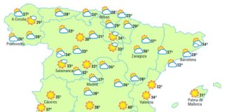 Spanienwetter Donnerstag 10 August 2023