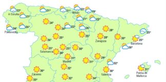 Spanienwetter Donnerstag 3 August 2023