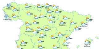 Spanienwetter Freitag 18 August 2023