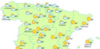 Spanienwetter Montag 14 August 2023