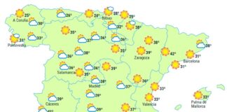 Spanienwetter Montag 21 August 2023
