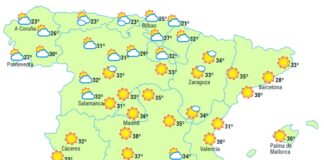 Spanienwetter Sonntag 13 August 2023