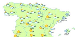 Spanienwetter Sonntag 27 August 2023