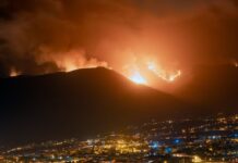 Teneriffa Feuer auser Kontrolle