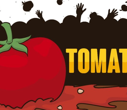 Tomatina Valencia Spanien