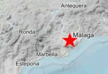 Erdbeben Malaga Spanien 3,2
