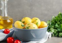 Gekochte Kartoffeln Spanien