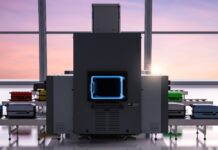 High-Tech-3D-Scanner Flughafen Spanien