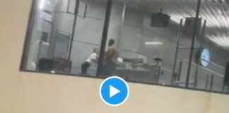 Mallorca Spanien Flughafen Passagier flippt aus