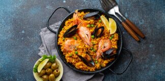 Paella Malaga Spanien