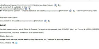 Polizei National Falsche Email Spanien