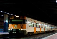 Rodalies Zug Spanien