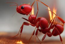 Rote Feuerameisen Spanien