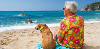Spanien Strand Rentner