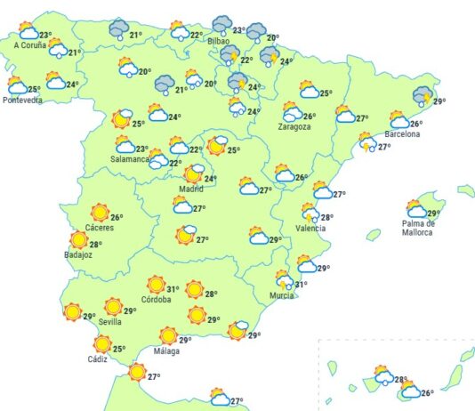 Spanienwetter Dienstag 12 September 2023
