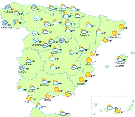Spanienwetter Samstag 9 September 2023