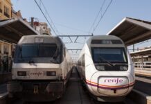 Renfe Zug Spanien