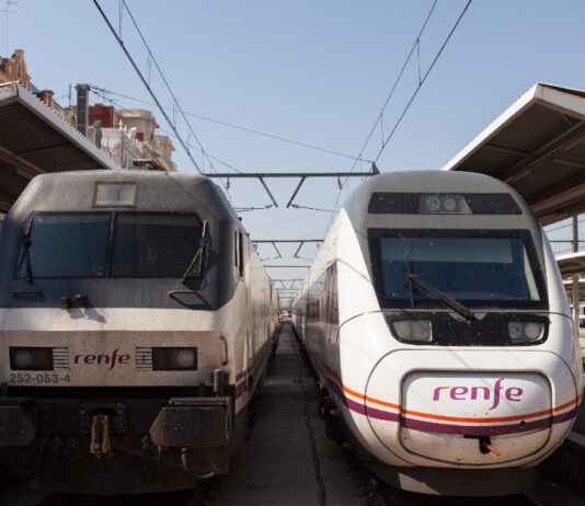 Renfe Zug Spanien