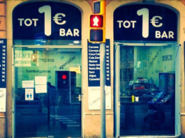 Tot 1 Euro Bar Barcelona