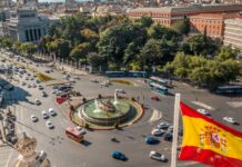 Kreisverkehr Spanien Weltmacht