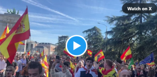 Massenproteste Madrid Spanien Samstag 18 November 2023