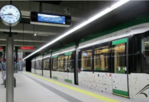 Metro Malaga Uhr