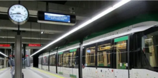 Metro Malaga Uhr