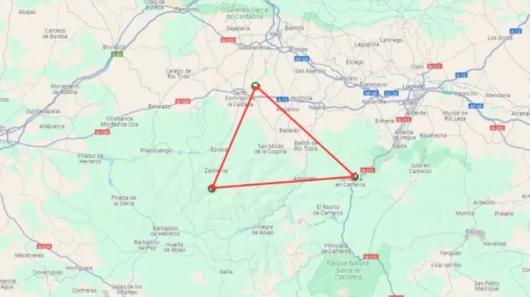 Das mysteriöse Bermuda-Dreieck hat seinen Zwillingsbruder in La Rioja das Pantaloneta-Dreieck 1 Pantaloneta Dreieck