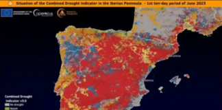 Die Dürre in Spanien war 2023 die neuntteuerste Klimakatastrophe der Welt
