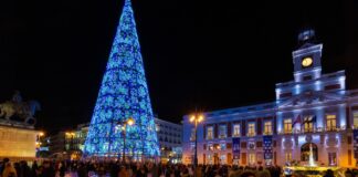 Madrid Spanien Terror Weihnachten