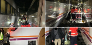 Malaga Zug Unfall