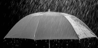 Regen und Schnee Spanien