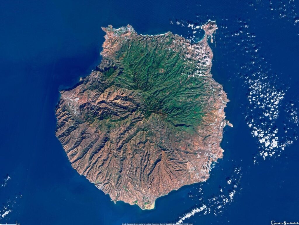 Atemberaubende Bilder der Kanarischen Inseln aus dem Weltraum vom Satelliten Sentinel 2 4