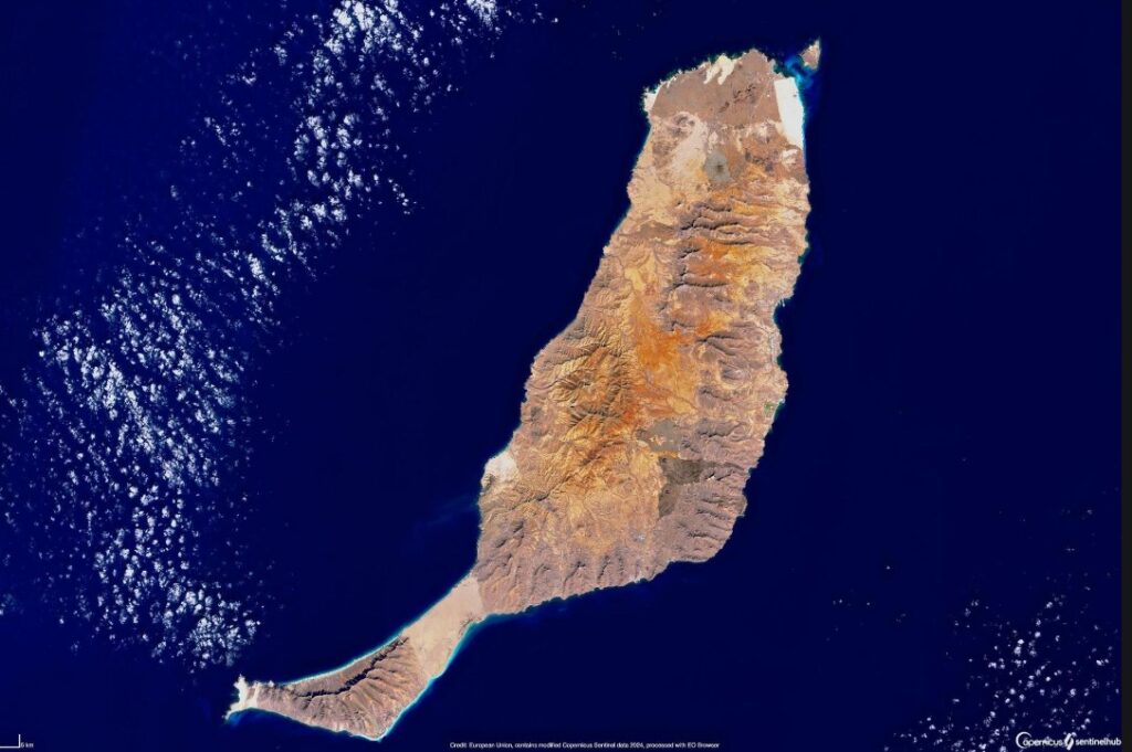 Atemberaubende Bilder der Kanarischen Inseln aus dem Weltraum vom Satelliten Sentinel 2 5