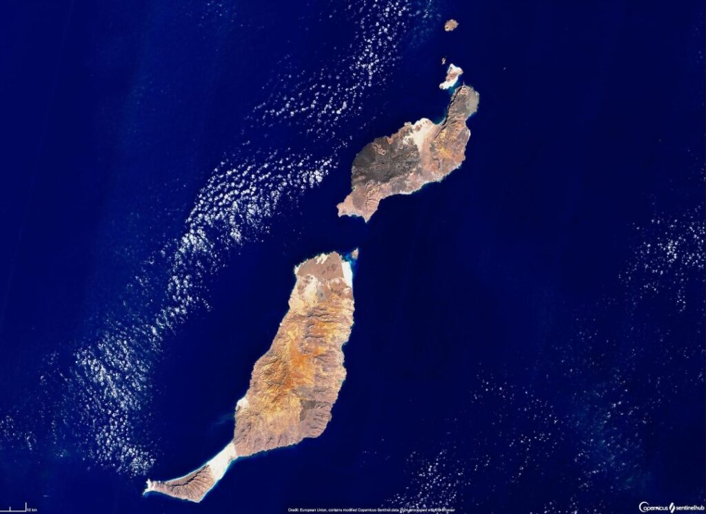 Atemberaubende Bilder der Kanarischen Inseln aus dem Weltraum vom Satelliten Sentinel 2 6