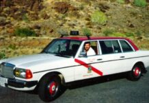Das Spanische Taxi das mehr als 7 Millionen Kilometer zurückgelegt hat