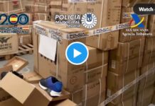 Sieben Personen in Madrid, Toledo und Alicante verhaftet wegen 95.000 Paar gefälschter Turnschuhe