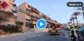 18 Häuser evakuiert nachdem der Korridor eines Gebäudes in El Campello eingestürzt ist