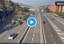 2.000 Traktoren in Barcelona