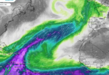 Ab nächster Woche nähert sich ein atmosphärischer Fluss mit Regen und starkem Wind
