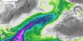 Ab nächster Woche nähert sich ein atmosphärischer Fluss mit Regen und starkem Wind