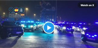 Der Generaldirektor der Polizei stellt 174 neue Polizeifahrzeuge vor die auf den Kanarischen Inseln eingesetzt werden