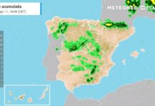 Starke Winde und niedrige Temperaturen kommen in den nächsten Stunden in Spanien an
